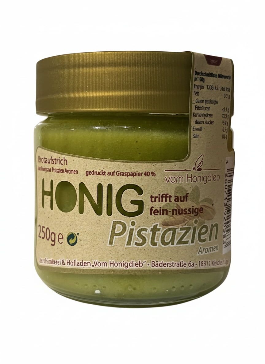 Honig trifft auf Pistazien