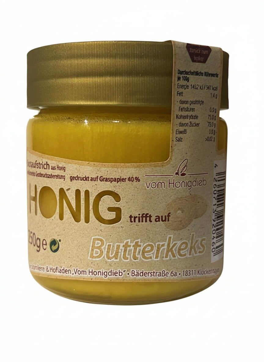 Honig trifft auf Butterkeks Honig trifft auf Butterkeks