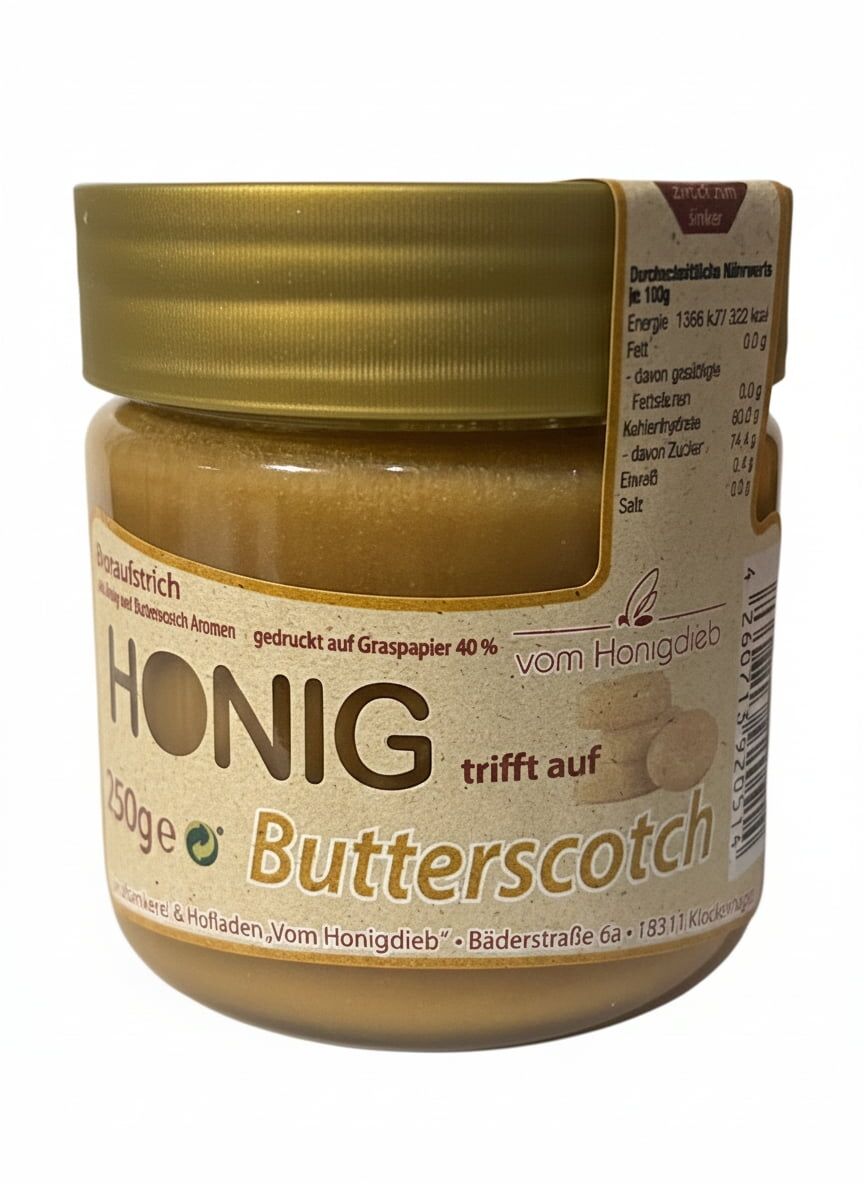 Honig trifft auf Butterscotch