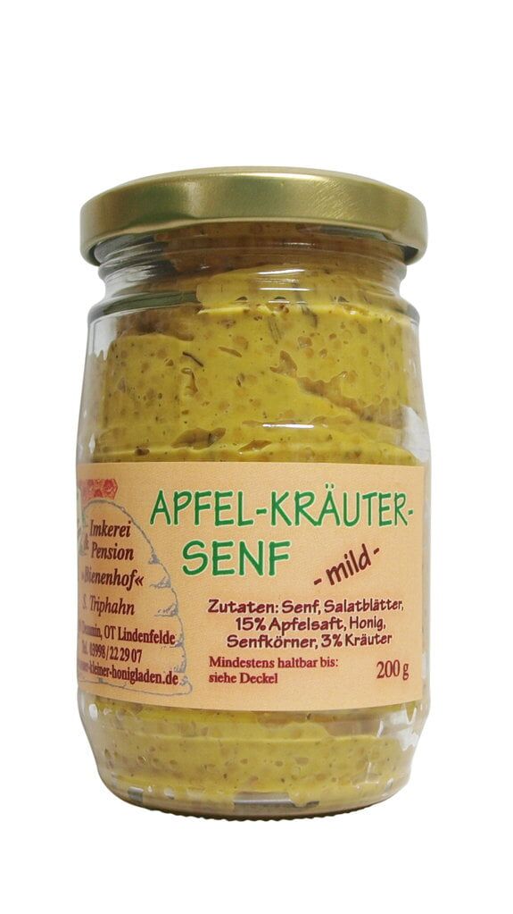 Apfel-Kräuter Senf – Bild 1