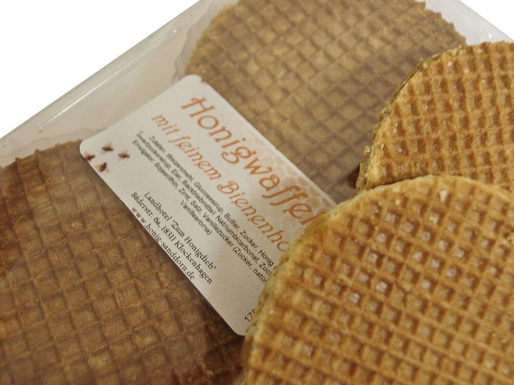Lecker gefüllte Honigwaffeln – Bild 1